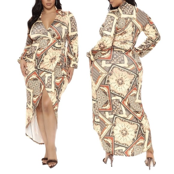 FASHION Nova Harleigh Maxi Dress Size XL (J21) - Picture 1 of 6